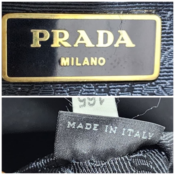 Authentic Prada Tessuto Crossbody Buckle  Messenger Bag Black - Picture 14 of 15
